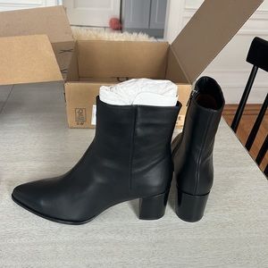 Margaux The Downtown Boot in Black Calf. NWT. Size 41.5.